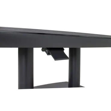 Loungetafel verstelbaar Geneva Deens ovaal 135x83cm detail, Lesli Living, tuinmeubels.nl