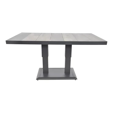Loungetafel verstelbaar Prato Crema verstelbaar, 140x85cm, Lesli Living, tuinmeubels.nl