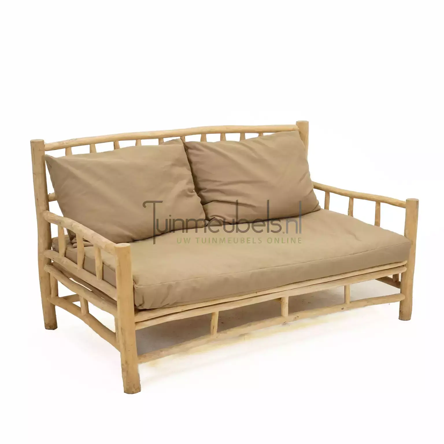 Duiker output walgelijk Loveseat teak 160x90x90 cm - Tuinmeubels.nl