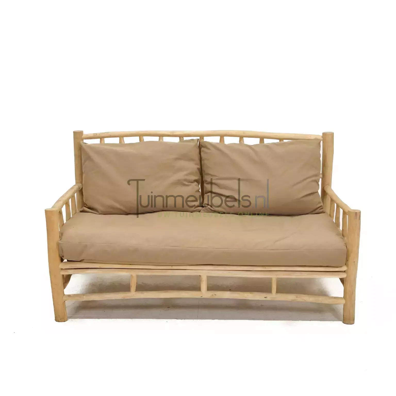 Duiker output walgelijk Loveseat teak 160x90x90 cm - Tuinmeubels.nl