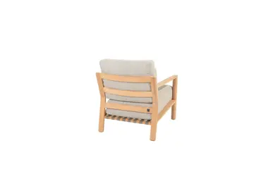 Lucas loungestoelen met Yoga bijzettafel Ø 45 cm stoel achter, 4 Seasons Outdoor, Tuinmeubels