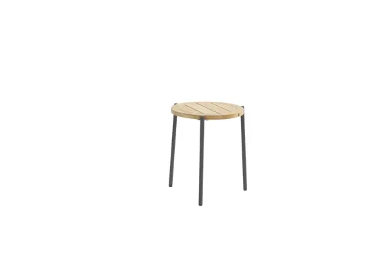 Lucas loungestoelen met Yoga bijzettafel Ø 45 cm tafel, 4 Seasons Outdoor, Tuinmeubels