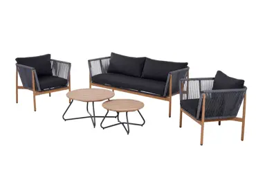 Lyra sofa set antraciet, Greenchair, tuinmeubels