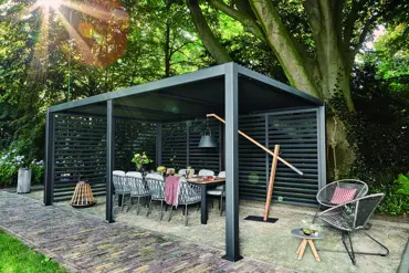 Maranza shutter 350 cm - Matt royal grey www.tuinmeubels.nl