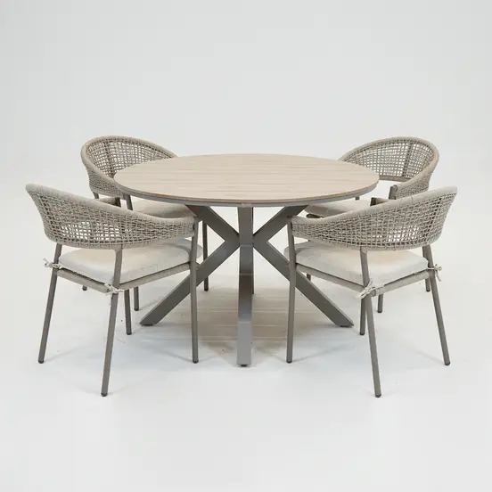 Marina stapelstoel beige sfeer, Vita tuinmeubelen, Tuinmeubels.nl