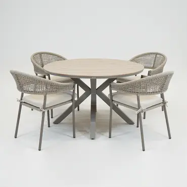 Marina stapelstoel beige sfeer, Vita tuinmeubelen, Tuinmeubels.nl