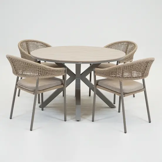 Marina stapelstoel bruin sfeer, Vita tuinmeubelen, Tuinmeubels.nl