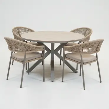 Marina stapelstoel bruin sfeer, Vita tuinmeubelen, Tuinmeubels.nl