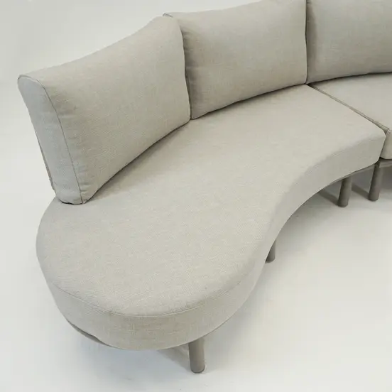 Matera L/D set 4-delig taupe/rope sand/vally sand kussens, Garden Impressions, Tuinmeubels.nl