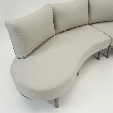 Matera L/D set 4-delig taupe/rope sand/vally sand kussens, Garden Impressions, Tuinmeubels.nl