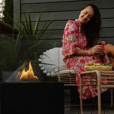 Freestanding Black sfeer, Tenderflame, tuinmeubels.nl