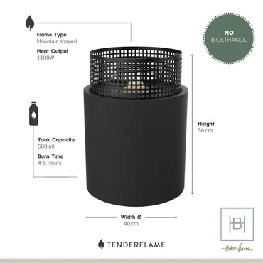 Mossel Bay Black informatie, Tenderflame, tuinmeubels.nl