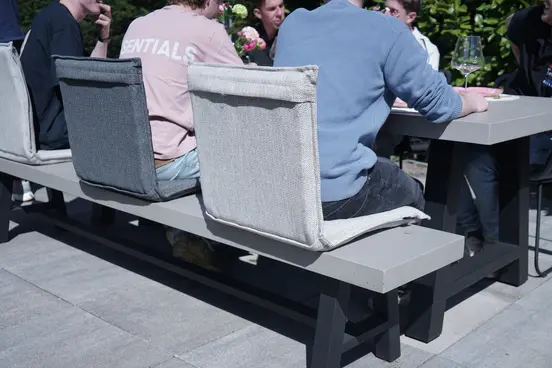 Napoli seat shell Anthracite details, SenS-line, tuinmeubels