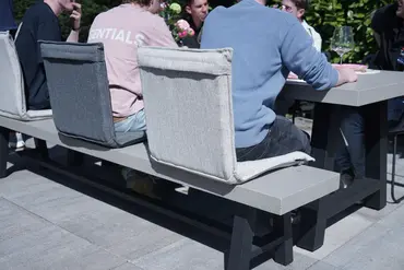 Napoli seat shell Anthracite details, SenS-line, tuinmeubels