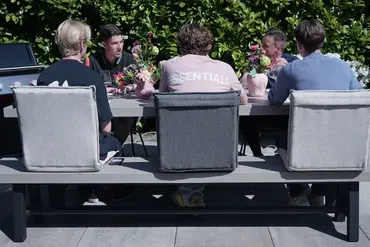 Napoli seat shell Anthracite sfeer, SenS-line, tuinmeubels