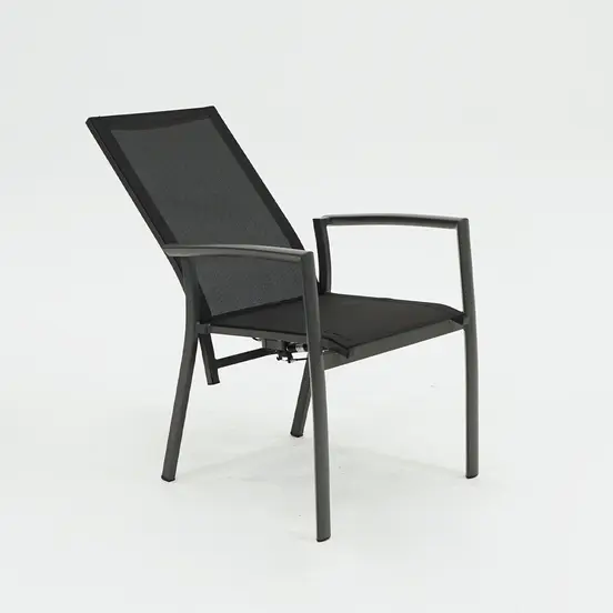 Nino alu stapelstoel verstelbare rugleuning, SenS-Line, tuinmeubels.nl