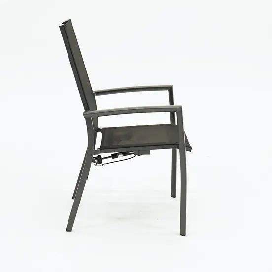 Nino alu stapelstoel zijkant, SenS-Line, tuinmeubels.nl