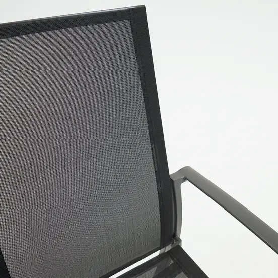 Nino alu stapelstoel detail, SenS-Line, tuinmeubels.nl