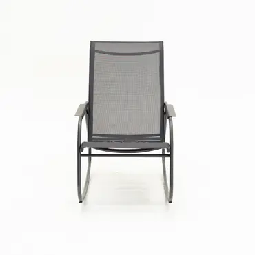 Noa rocking chair graphite/grijs, Pro Loisirs, tuinmeubels