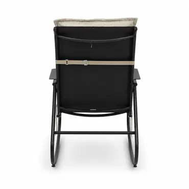 Noa rocking chair met groen zitkussen 4, Vita tuinmeubelen, tuinmeubels.nl