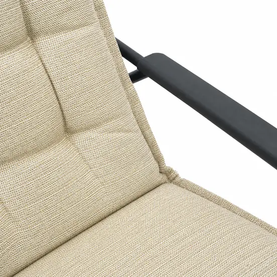 Noa rocking chair met groen zitkussen 5, Vita tuinmeubelen, tuinmeubels.nl
