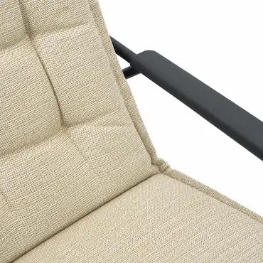 Noa rocking chair met groen zitkussen 5, Vita tuinmeubelen, tuinmeubels.nl