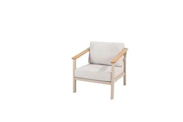 Olivia loungeset incl. voetenbank stoel, 4 Seasons Outdoor, tuinmeubels.nl