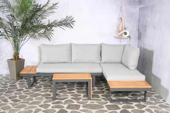 Olympia alu. multifunctional loungeset sfeerbeeld, SenS-line, tuinmeubels