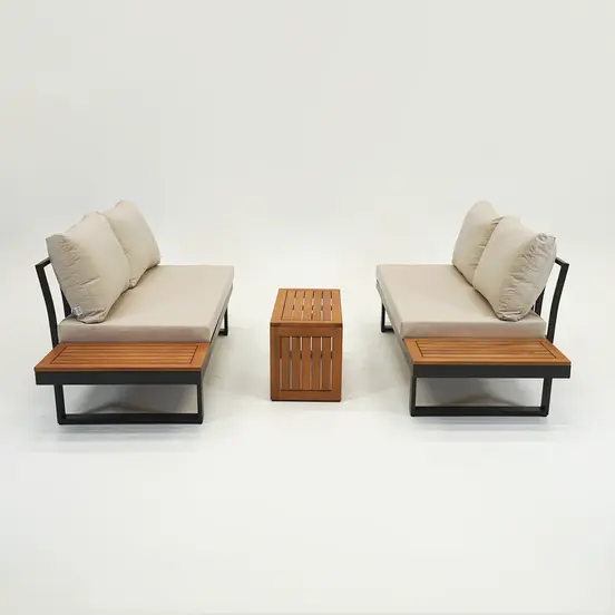 Olympia loungeset taupe, Sens-line, Tuinmeubels.nl