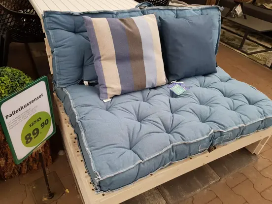 palletkussenset blauw