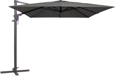 Parasol Monaco 3x3m - grijs, Madison, tuinmeubels