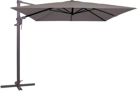Parasol Monaco 3x3m - Taupe, Madison, tuinmeubels