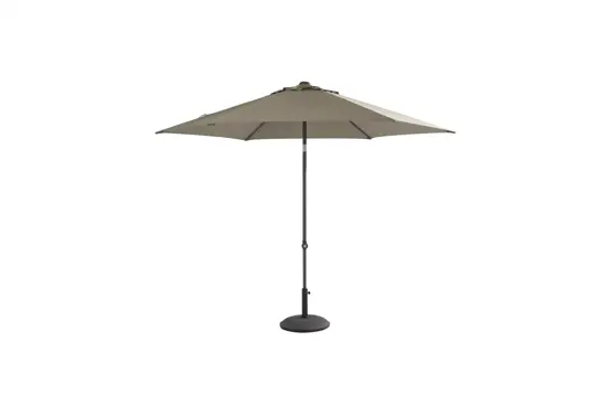 Parasol Oasis Ø 300 cm - Taupe www.tuinmeubels.nl