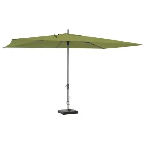 Gewoon tweede lastig Parasol Rectangle 400x300 cm sage groen - Tuinmeubels.nl