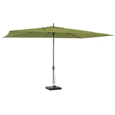 Parasol Rectangle 400x300 cm sage groen