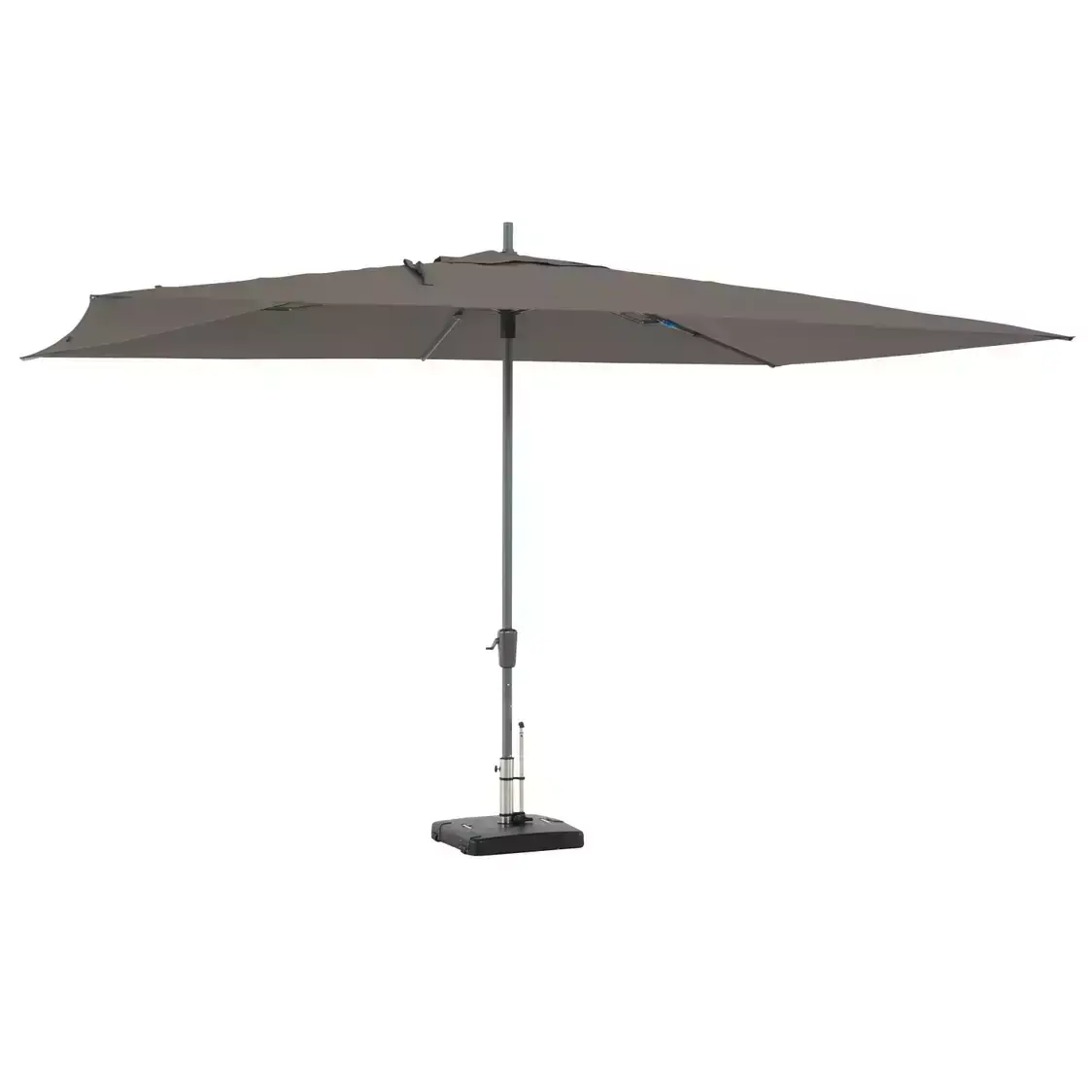 halen Ontspannend een miljard Parasol rectangle 400x300 cm - taupe zonder voet - Tuinmeubels.nl