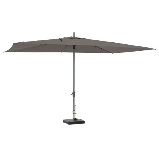 Parasol rectangle taupe, Madison, tuinmeubels