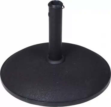 Parasolvoet 25kg Zwart beton, tuinmeubels