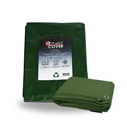 Perfect Cover® Super Sterk Afdekzeil - 3 x 4 m - Groen - 150 g/m² - Scheurbesten. verbo. tuinmeubels.nl