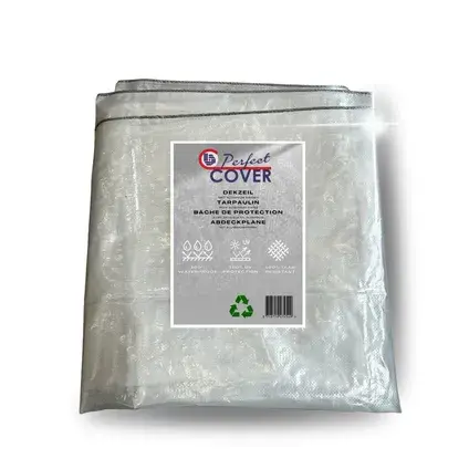 Perfect Cover® Super Sterk Afdekzeil - 3 x 4 m - Transparant - 150 g/m² - Scheur, verbo, tuinmeubels.nl