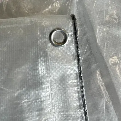 Perfect Cover® Super Sterk Afdekzeil - 3 x 4 m - Transparant - 150 g/m² - Scheur hoek, verbo, tuinmeubels.nl