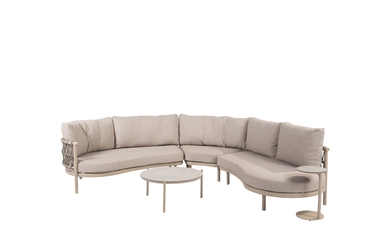 Piacenza latte met Vic koffietafels, 4 Seasons Outdoor, tuinmeubels.nl