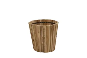 Plantenbak Miguel small teak 58cm. (H 50 cm.) | 4 Seasons Outdoor