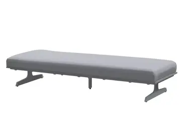 Play panel concept Frost Grey 3 seater base with cushion www.tuinmeubels.nl