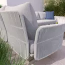 Play panel concept Frost Grey back support with cushion www.tuinmeubels.nl