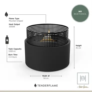 Plettenberg Black informatie, Tenderflame, tuinmeubels.nl