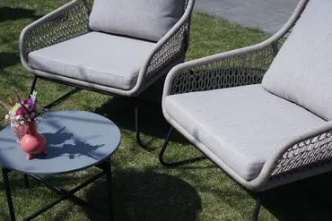 Portofino lounge set van 3 bruin details, Vita, tuinmeubels.nl