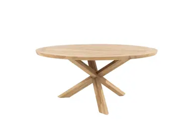 Prado tuintafel 160 cm met teak onderstel, 4 Seasons, Tuinmeubels.nl