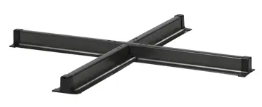 Steel cross base antraciet