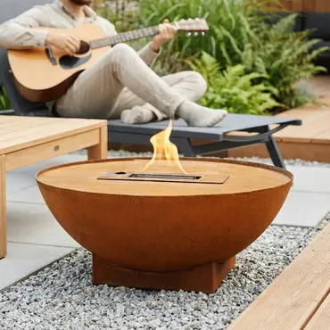 Prometheus 80 Corten sfeer, Tenderflame, tuinmeubels.nl